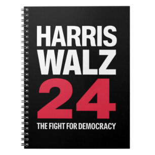 President Elect Kamala Harris & Tim Walz 2024 Notebook