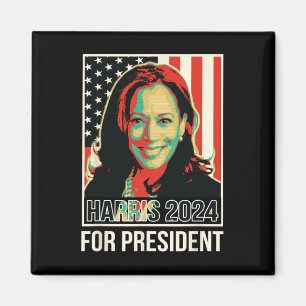 President Election Harris 2024 For President  Magnet