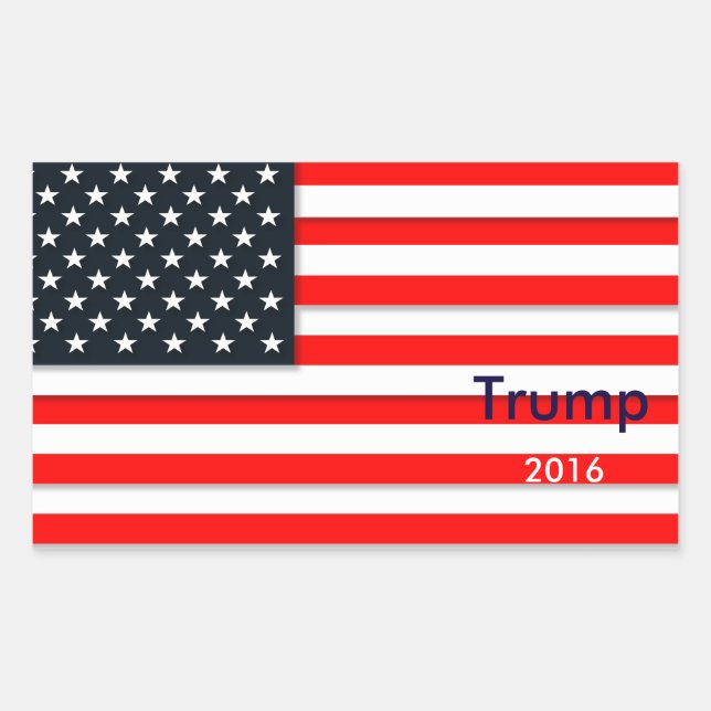 President Election Trump 2016 Rectangle Sticker (Front)