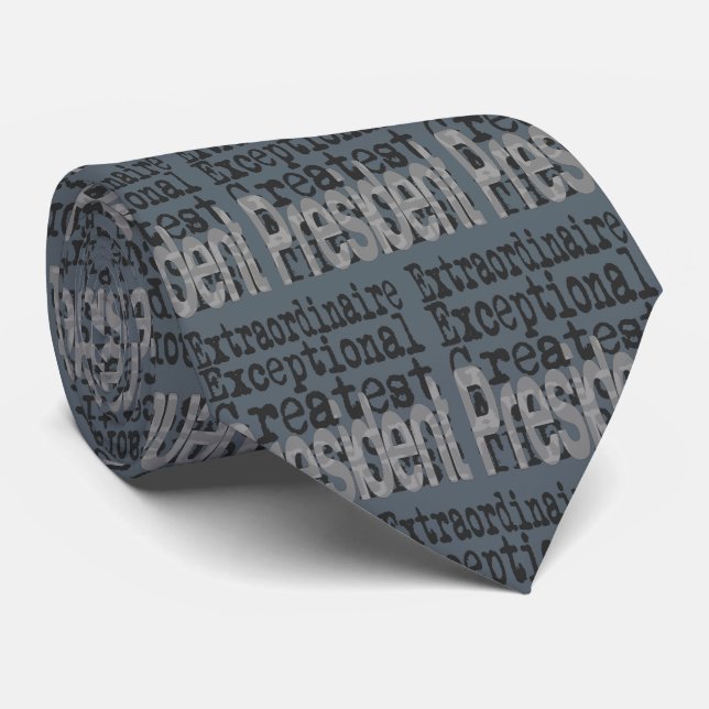 President Extraordinaire Tie (Rolled)