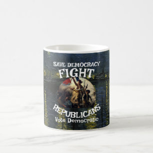 PRESIDENT FEMA FBI FG JON OSSOFF DEMOCRATIC PARTY MAGIC MUG