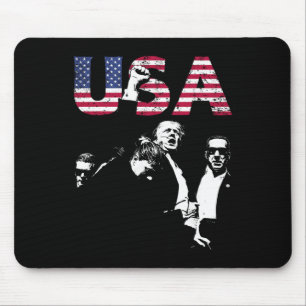 President Fight Fight For Usa 4th Of July 1776 202 Mouse Pad