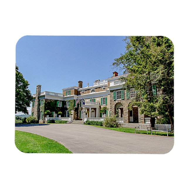 President Franklin D. Roosevelt’s (FDR) Mansion Magnet (Horizontal)