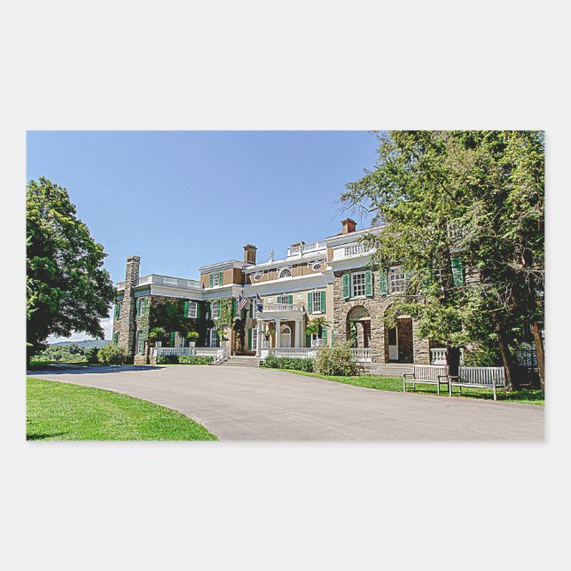 President Franklin D. Roosevelt’s (FDR) Mansion Sticker (Front)