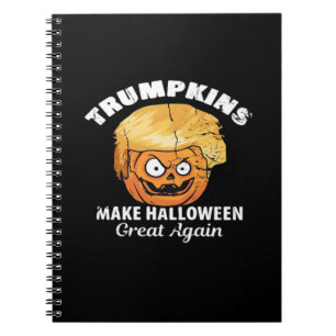 President Funny Trumpkins Halloween Notebook