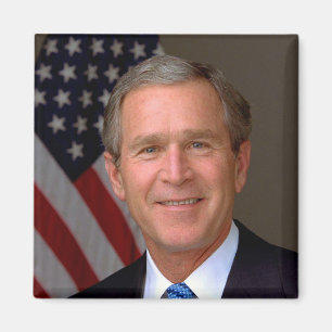 President George W Bush Offical Portrait Magnet