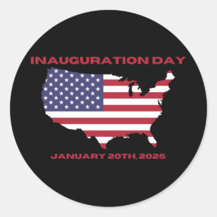President Inauguration Day 2025 For The Usa Classic Round Sticker