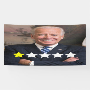 President Joe Biden Approval Rating Banner