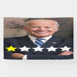 President Joe Biden Approval Rating Banner