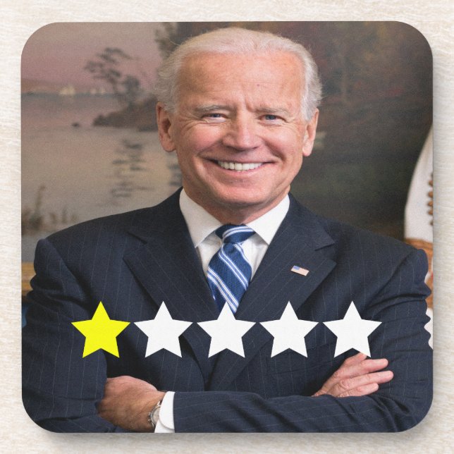 President Joe Biden Approval Rating Coaster (Front)