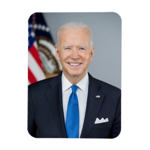 Président Joe Biden Maison Blanche Portrait Magnet