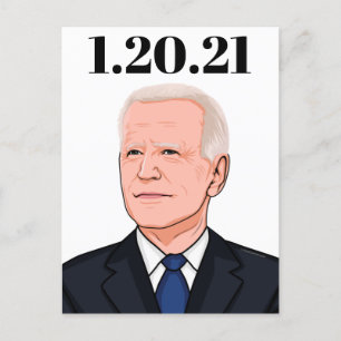 President Joe Biden Postcard