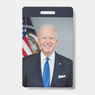 President Joe Biden White House Portrait Badge