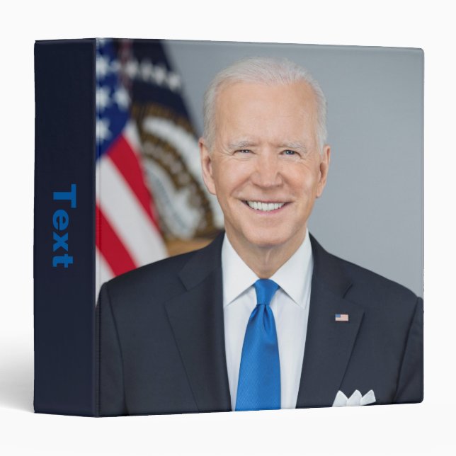 President Joe Biden White House Portrait   Binder (Front/Spine)