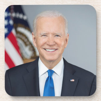 President Joe Biden White House Portrait Coaster