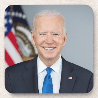 President Joe Biden White House Portrait Coaster