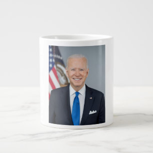President Joe Biden White House Portrait   Giant C Large Coffee Mug