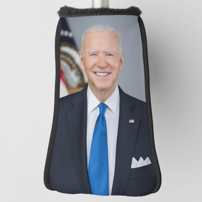 President Joe Biden White House Portrait   Golf Head Cover (Rotate 90)