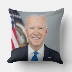 President Joe Biden White House Portrait   Throw Pillow