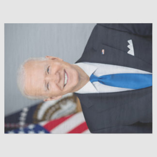 President Joe Biden White House Portrait   Tissue Paper