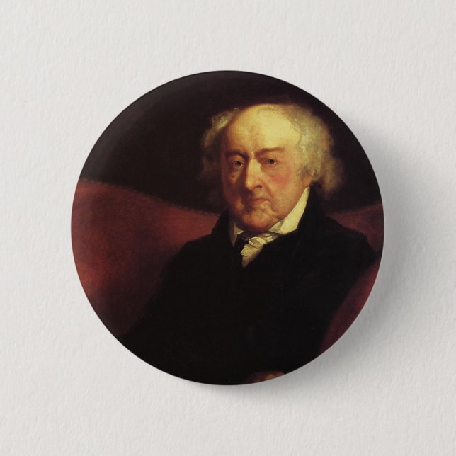 President John Admas 2 Inch Round Button (Front)
