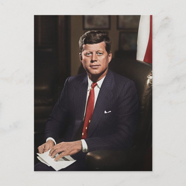 President John F. Kennedy Postcard (Front)