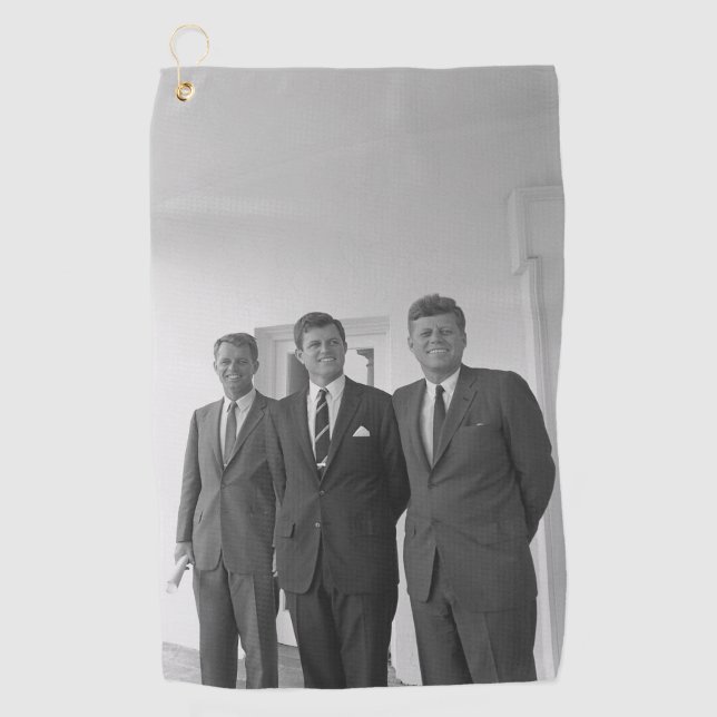 President John Kennedy & Brothers American Camelot Golf Towel (Front)