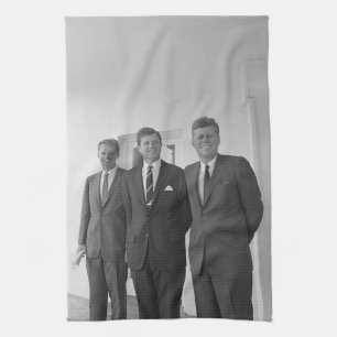 President John Kennedy & Brothers American Camelot Kitchen Towel