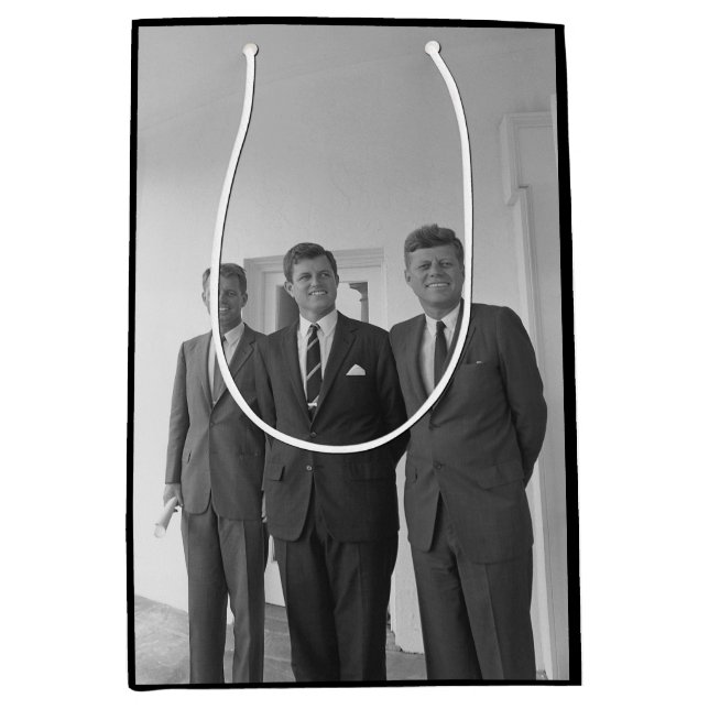 President John Kennedy & Brothers American Camelot Medium Gift Bag (Front)