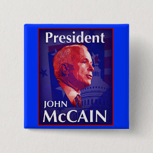 President John McCain Button