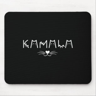 President Kamala 2024 Kamala Cat Letter Font Desig Mouse Pad