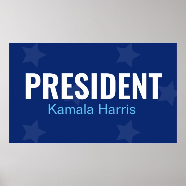 President Kamala Harris 2024 Poster (Front)