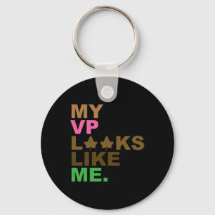 President Kamala Harris My Vp Looks Like Me Melani Keychain