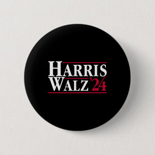 President Kamala Harris Tim Walz Vp Brat Cat Ladie 2 Inch Round Button