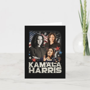 President Kamala Harris We're Not Going Back 2024 Card