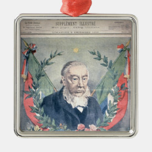 President Kruger front cover Metal Ornament