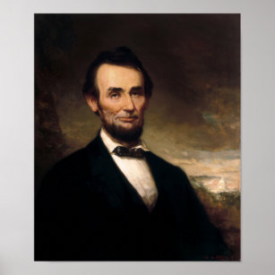 President Lincoln Portrait - George Henry Story Poster