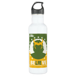 President Loki "Believe" Poster 710 Ml Water Bottle