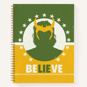 President Loki "Believe" Poster Notebook