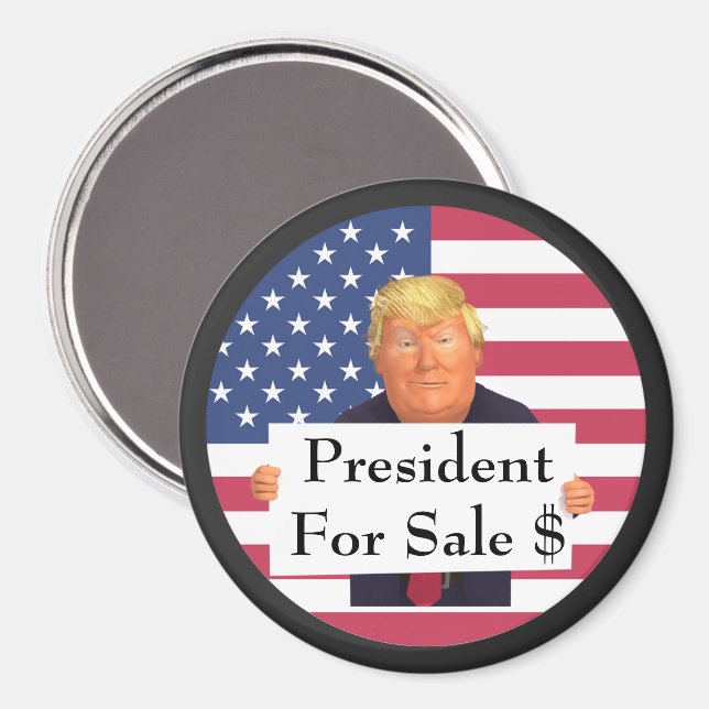 Président - Magnet à vendre (Recto/Verso)