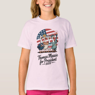 President Massie 2028 July 4 Goose Liberty America T-Shirt