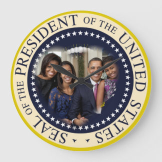 President Obama 2012 Re-election Large Clock