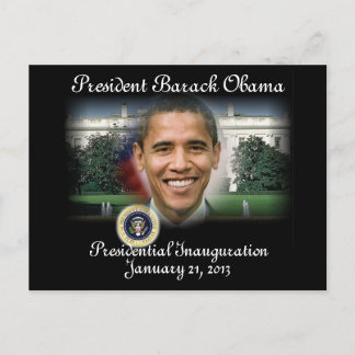 PRESIDENT OBAMA 2013 Inauguration Postcard