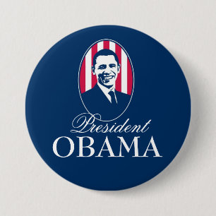 President Obama 3 Inch Round Button