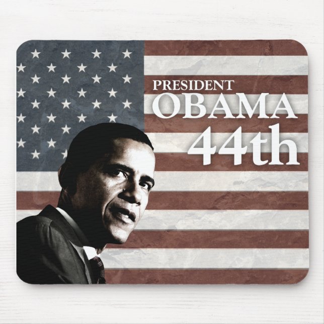 president Obama 44th c1 Mouse Pad (Front)