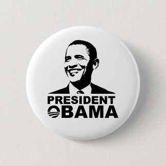 President Obama button badge
