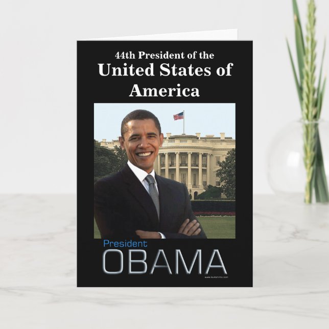 President Obama Card (Front)