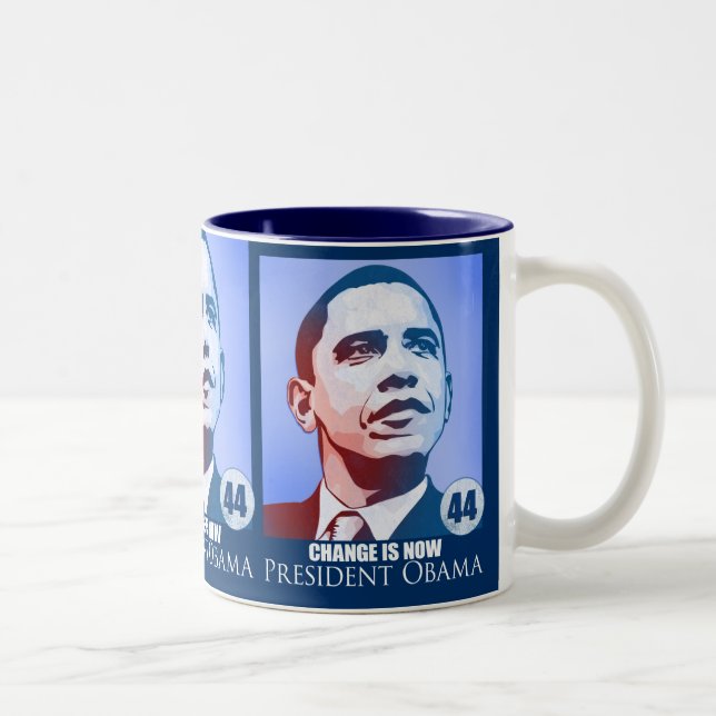 President Obama, Change is Now Mug (Right)