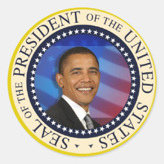 President Obama Classic Round Sticker