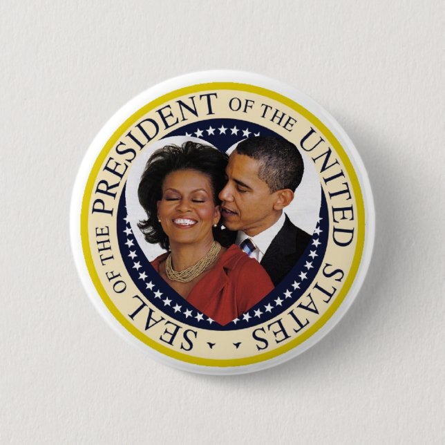 President Obama Commemorative Button (Front)